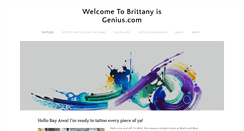 Desktop Screenshot of brittanyisgenius.com